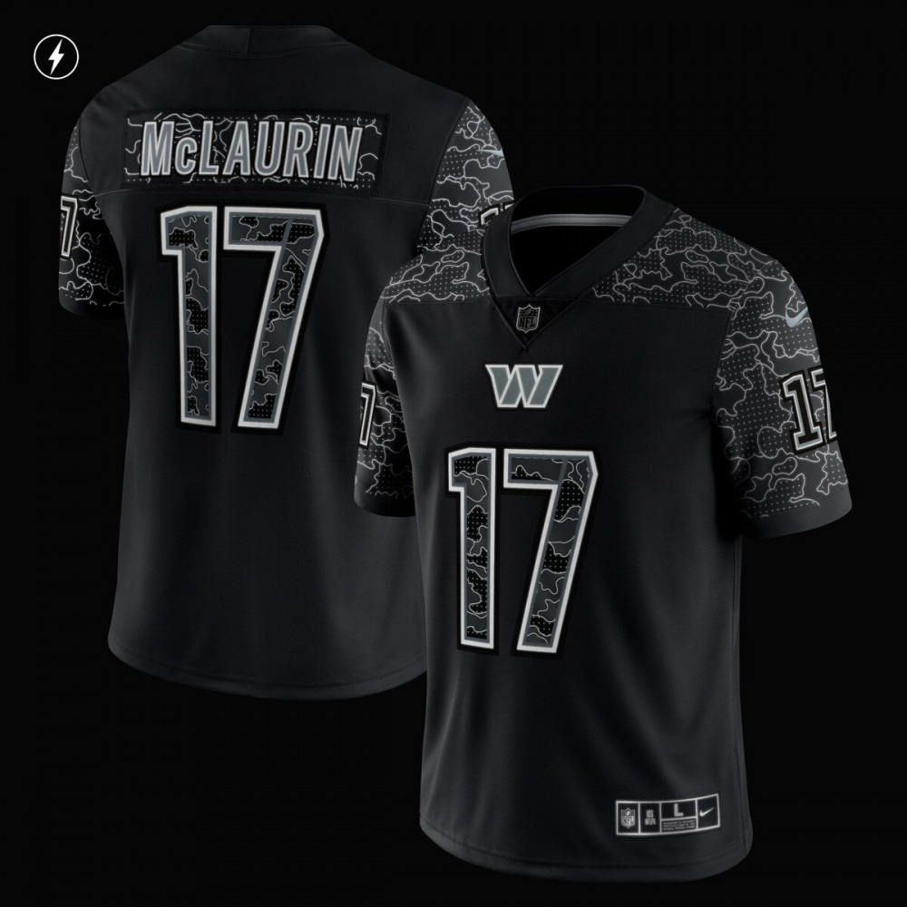 Terry McLaurin Washington Commanders Nike RFLCTV Limited Jersey - Black-GridironStore